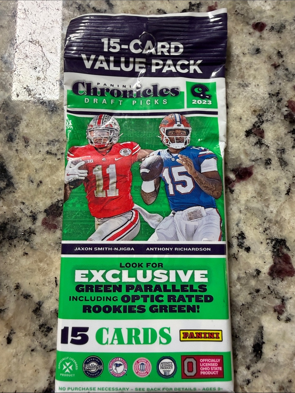 Panini Chronicles Draft Picks 2023 Value Pack - Green & Blue